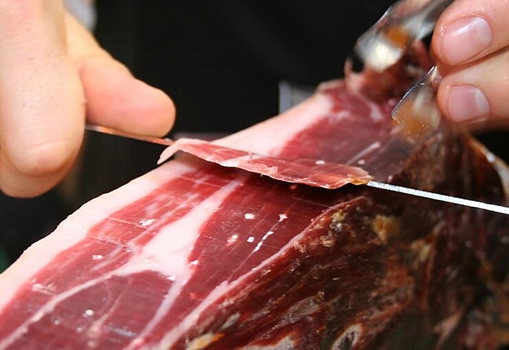 los puntos blancos del jamón ibérico