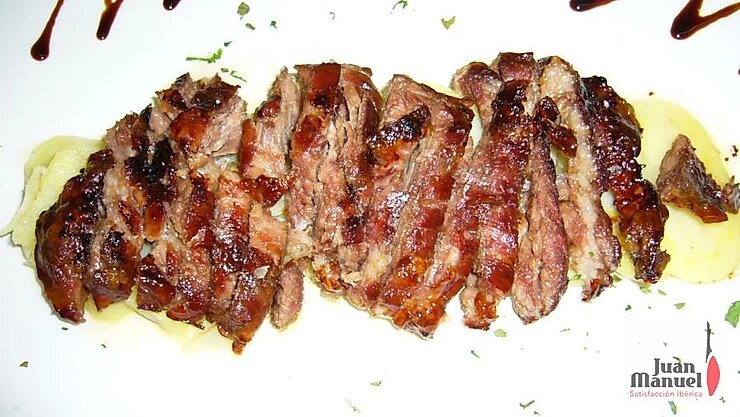 pluma ibérica cocinada