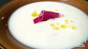 Receta de Sopa de castañas y jamón ibérico de bellota Juan Manuel