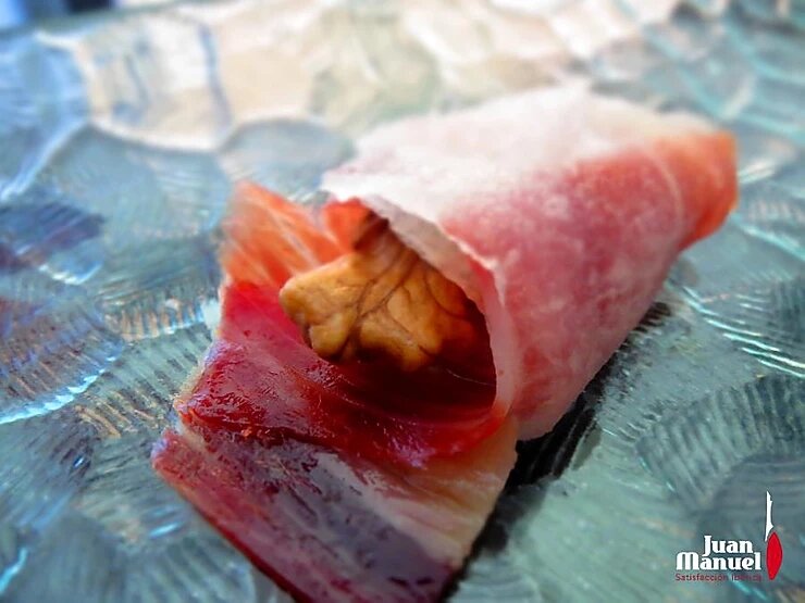 bodado de carpaccio de melón con jamón ibérico Juan Manuel