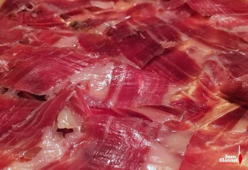 Cata un Jamón ibérico Juan Manuel cortado