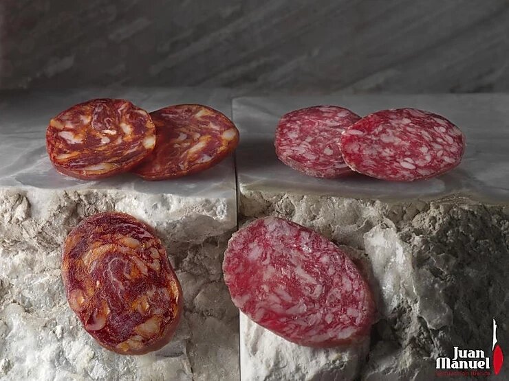 lonchas de embutido ibérico