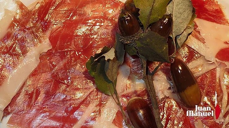infiltraciones en el jamón ibérico - plato